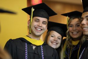 Students before Graduation ceremony