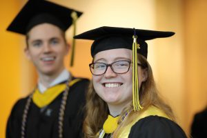 Students before Graduation ceremony