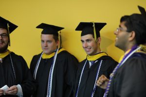 Students before Graduation ceremony