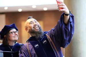 Students before Graduation ceremony