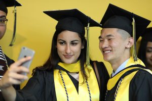 Students before Graduation ceremony